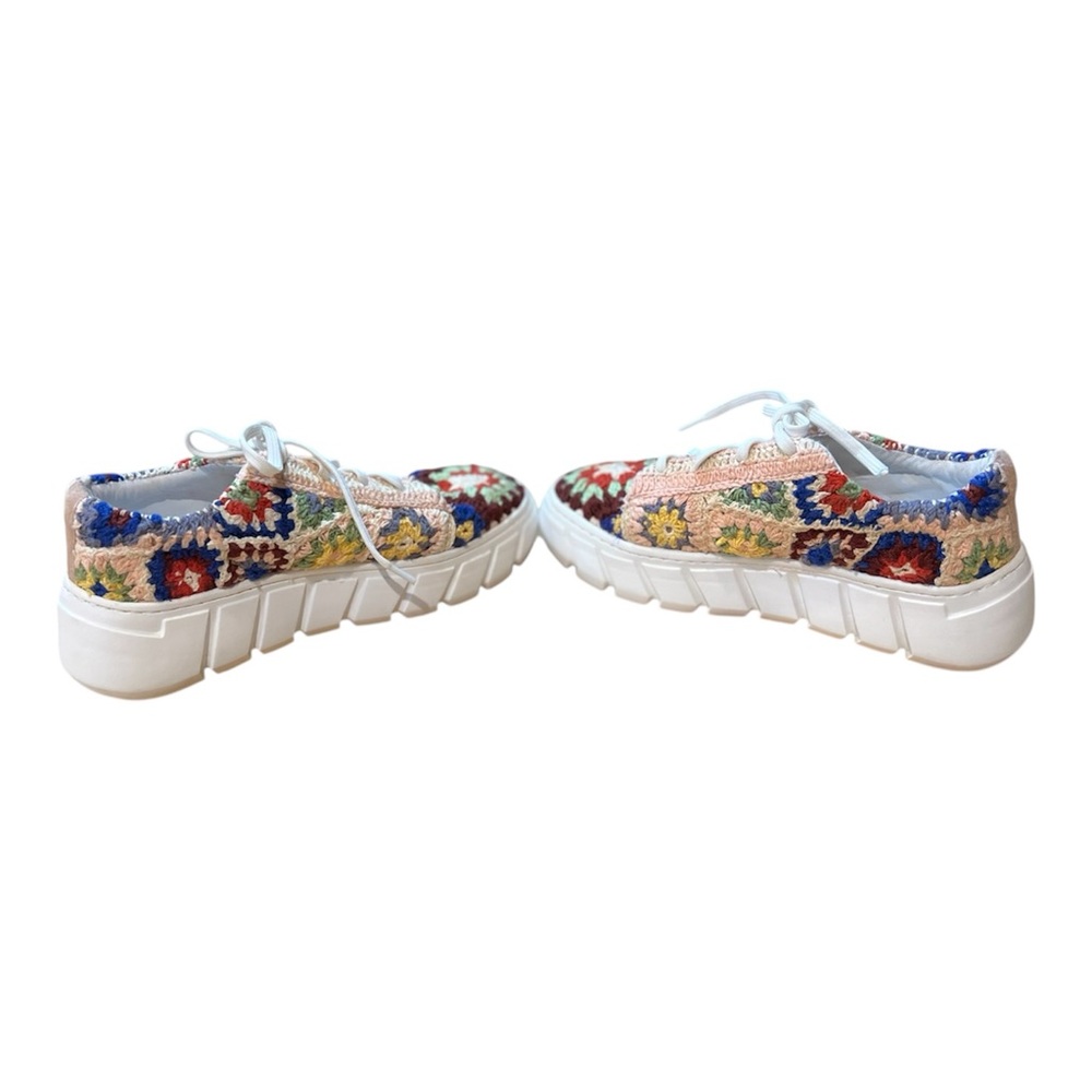 Free People Catch Me If You Can  Women’s Crochet Sneakers SZ 37=6.5 - Picture 5 of 12